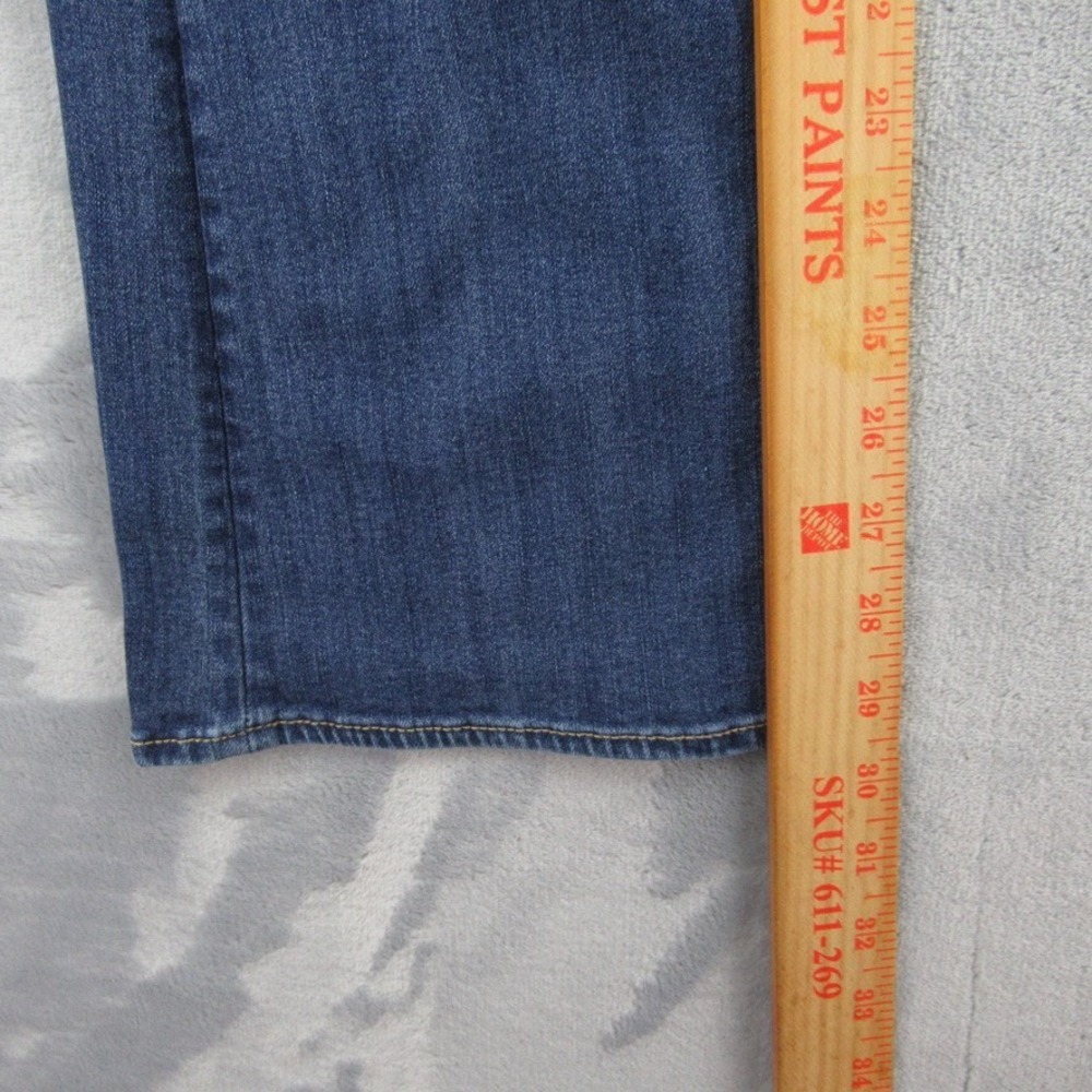 American Eagle Kick Boot Jeans Womens 0 Short Blue 360 Super Stretch Low Rise - Picture 6 of 11